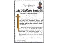 Doña Delia García Fernández (05/09/2026)