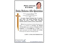 Doña Dolores Allo Quintáns (28/02/2026)