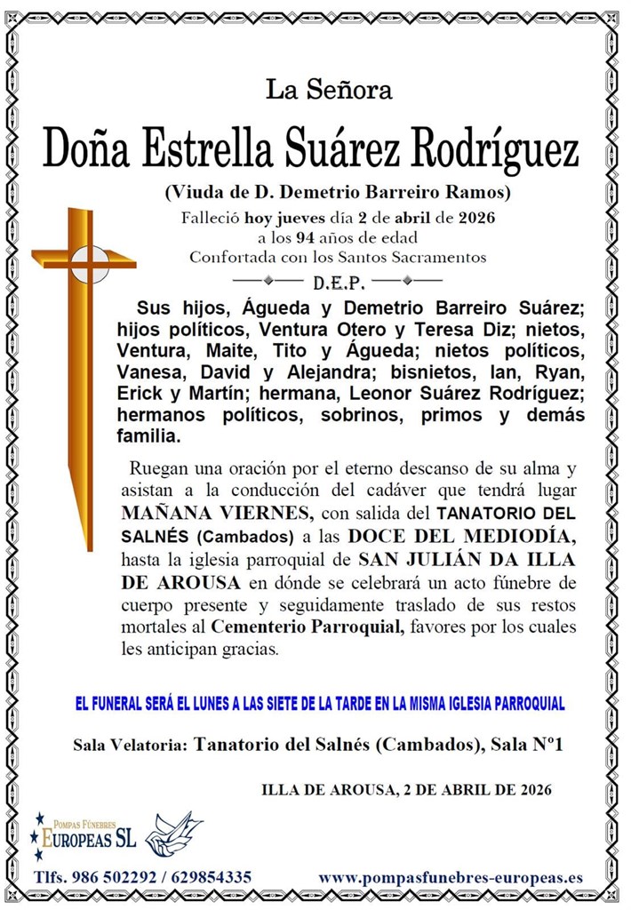Doña Estrella Suárez Rodríguez
