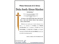 Doña Josefa Alonso Sánchez (03/11/2025)