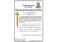 Doña Josefa Fernández González (18/10/2025)