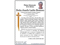 Doña Josefa Laíño Romero (16/08/2025)