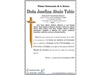 Doña Josefina Abuín Tubío (08/11/2025)