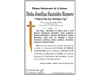 Doña Josefina Sanisidro Romero (19/07/2025)