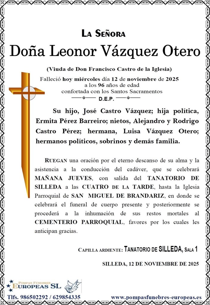 Doña Leonor Vázquez Otero