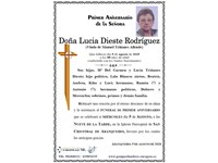 Doña Lucia Dieste Rodríguez (05/08/2026)