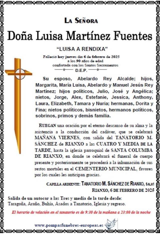 Doña Luisa Martínez Fuentes