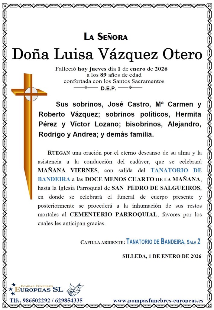 Doña Luisa Vázquez Otero