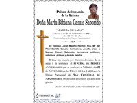 Doña Mª Bibiana Casais Saborido (22/11/2025)
