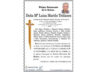 Doña Mª Luisa Mariño Triñanes (08/11/2025)