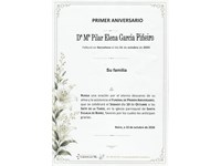 Doña Mª Pilar Elena García Piñeiro (10/10/2026)