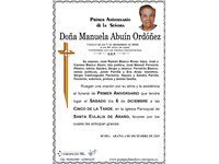 Doña Manuela Abuín Ordóñez (06/12/2025)
