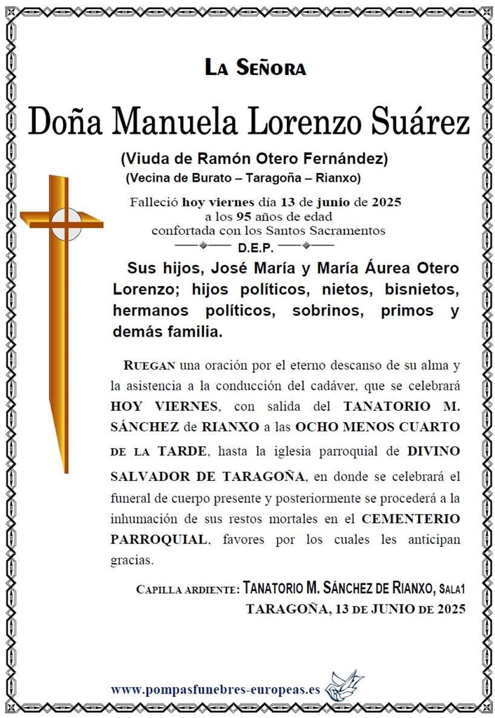 Doña Manuela Lorenzo Suárez