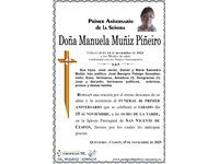 Doña Manuela Muñiz Piñeiro (15/11/2025)
