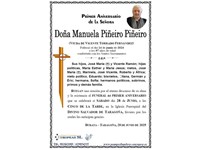 Doña Manuela Piñeiro Piñeiro (28/06/2025)