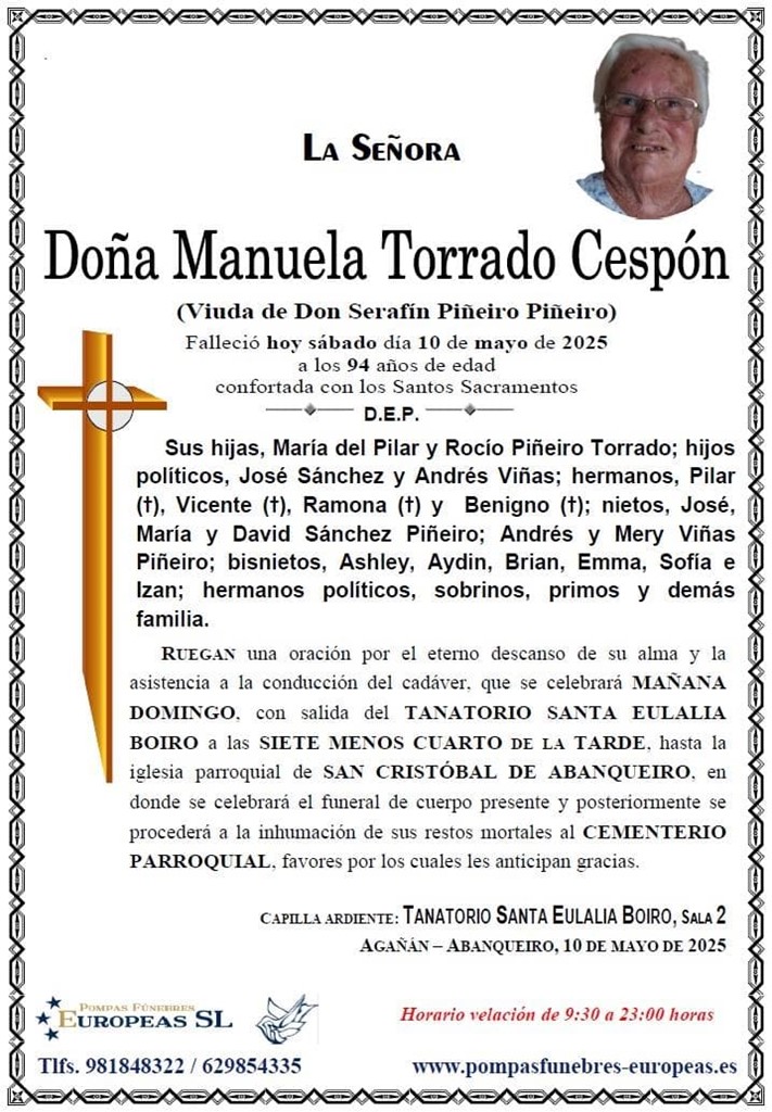 Foto secundaria Doña Manuela Torrado Cespón