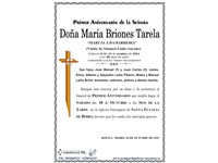 Doña María Briones Tarela (18/10/2025)