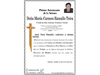 Doña María Carmen Ramallo Teira (16/05/2026)