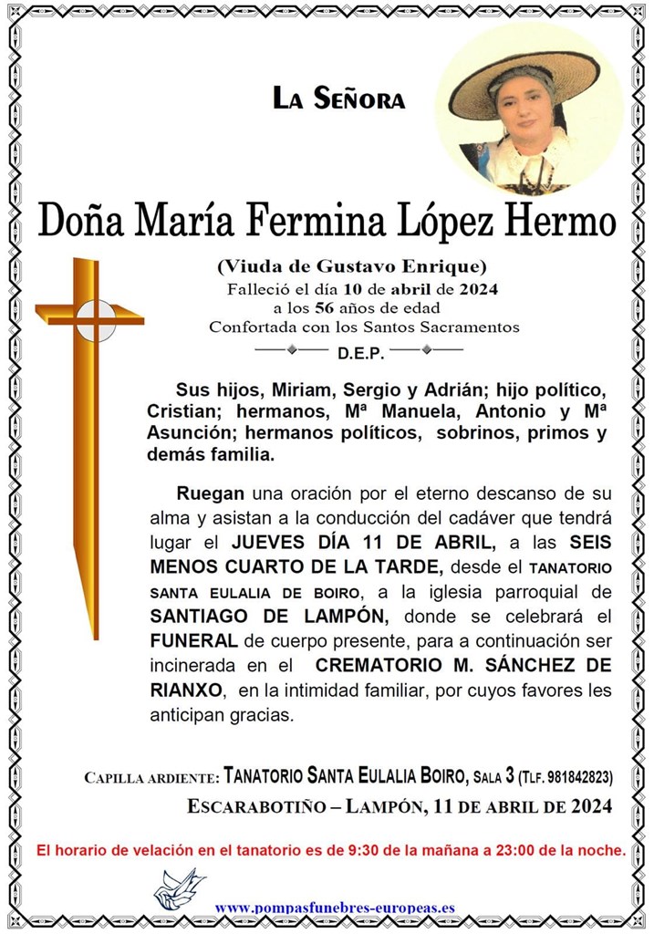 Foto secundaria Doña María Fermina López Hermo