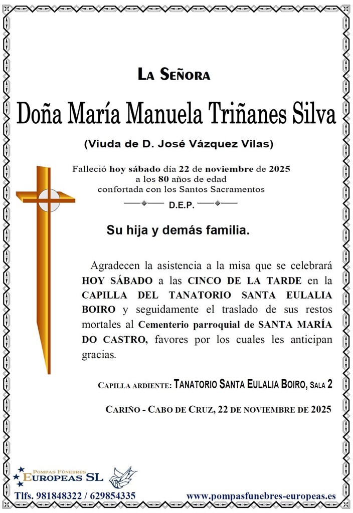 Doña María Manuela Triñanes Silva