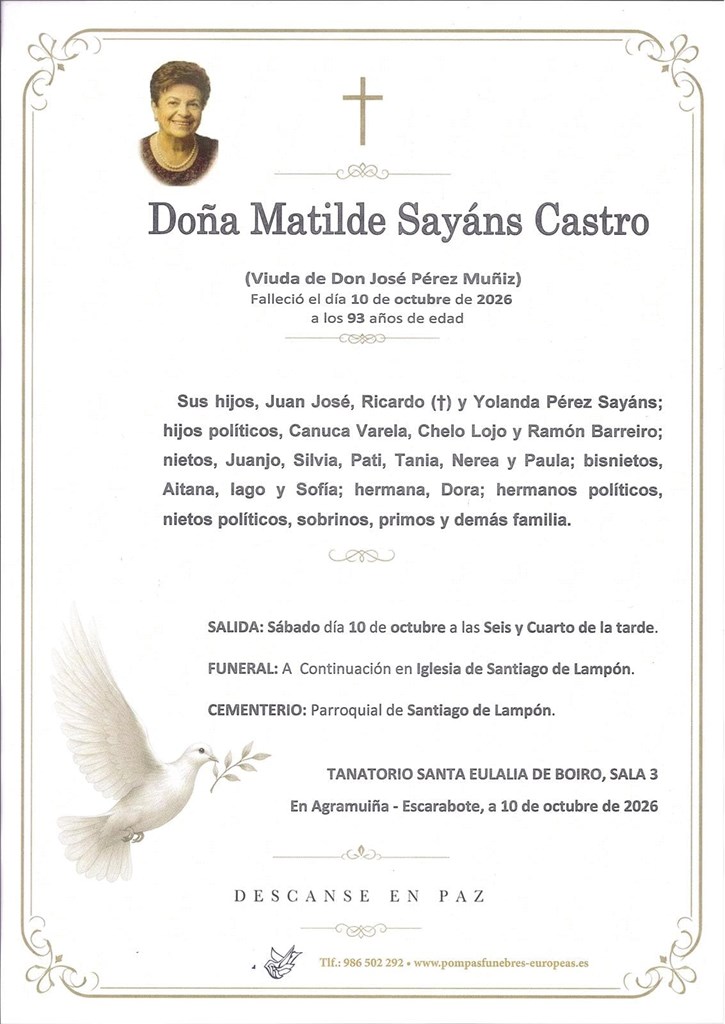 Doña Matilde Sayáns Castro