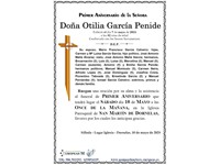 Doña Otilia García Penide (10/05/2025)