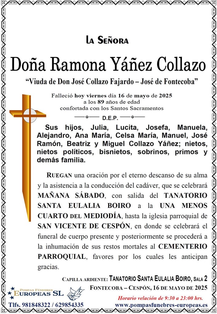 Foto 1 Doña Ramona Yáñez Collazo