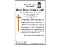 Doña Rosa Bouzón Calo (20/09/2025)
