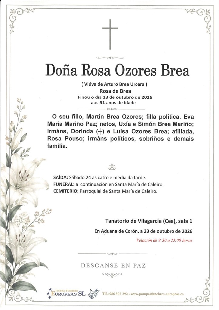 Doña Rosa Ozores Brea