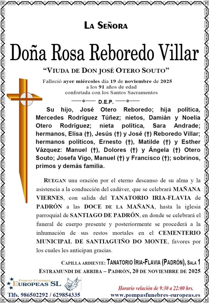 Doña Rosa Reboredo Villar