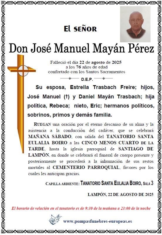 Foto 1 José Manuel Mayán Pérez