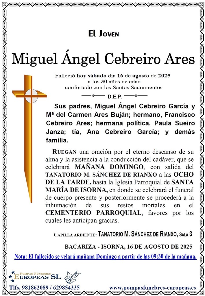 Miguel Ángel Cebreiro Ares